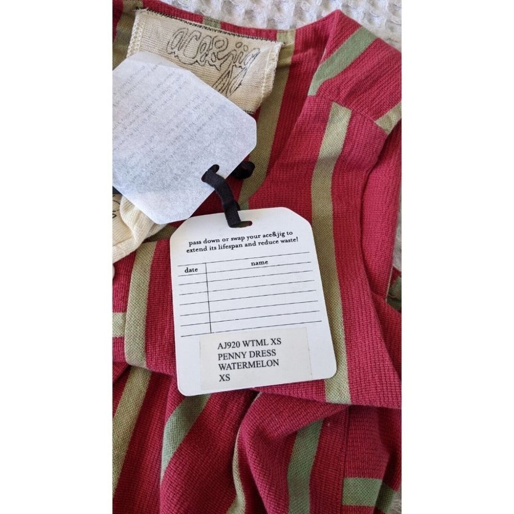Ace and Jig Penny Reversible dress Watermelon Pink size XS BNWT 🍉 - Picture 9 of 11